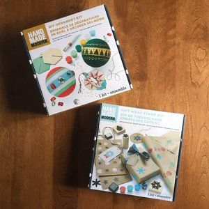Handmade Modern holiday crafting kits NIB